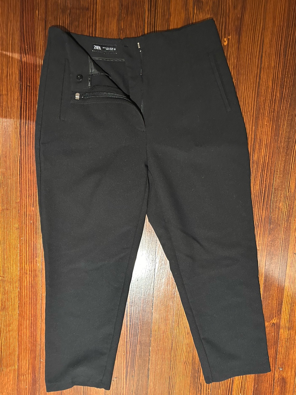 Zara Black Women's Slim Trousers